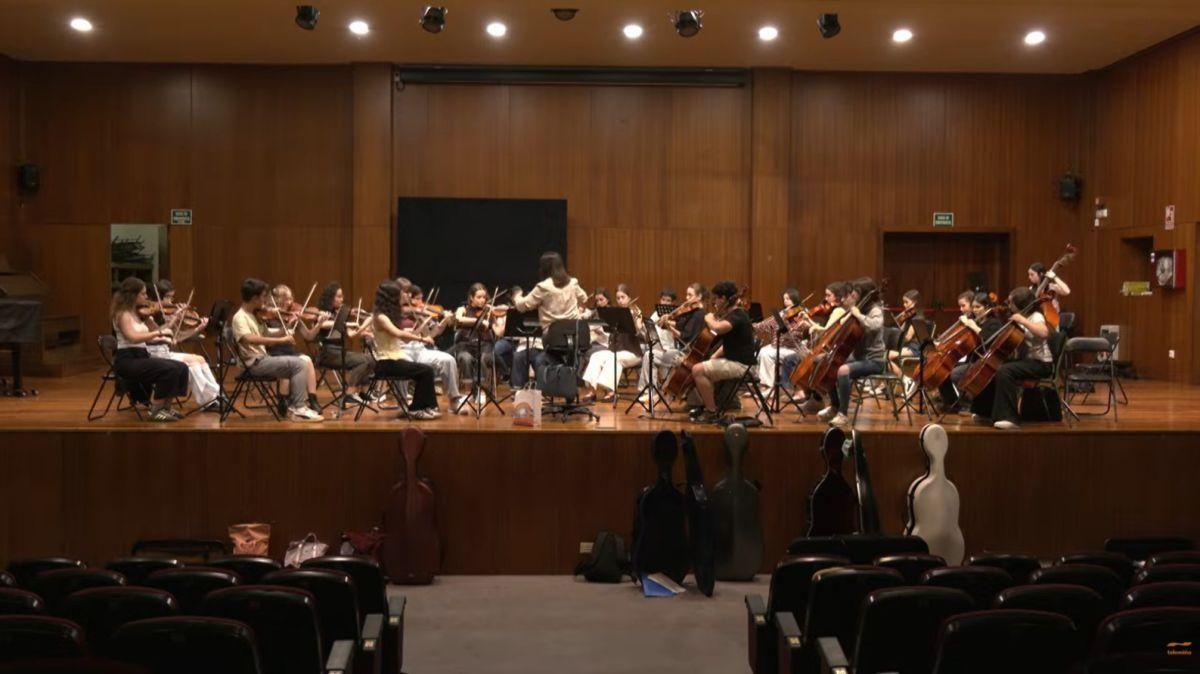 La orquesta del Conservatorio practica con el eco del triunfo