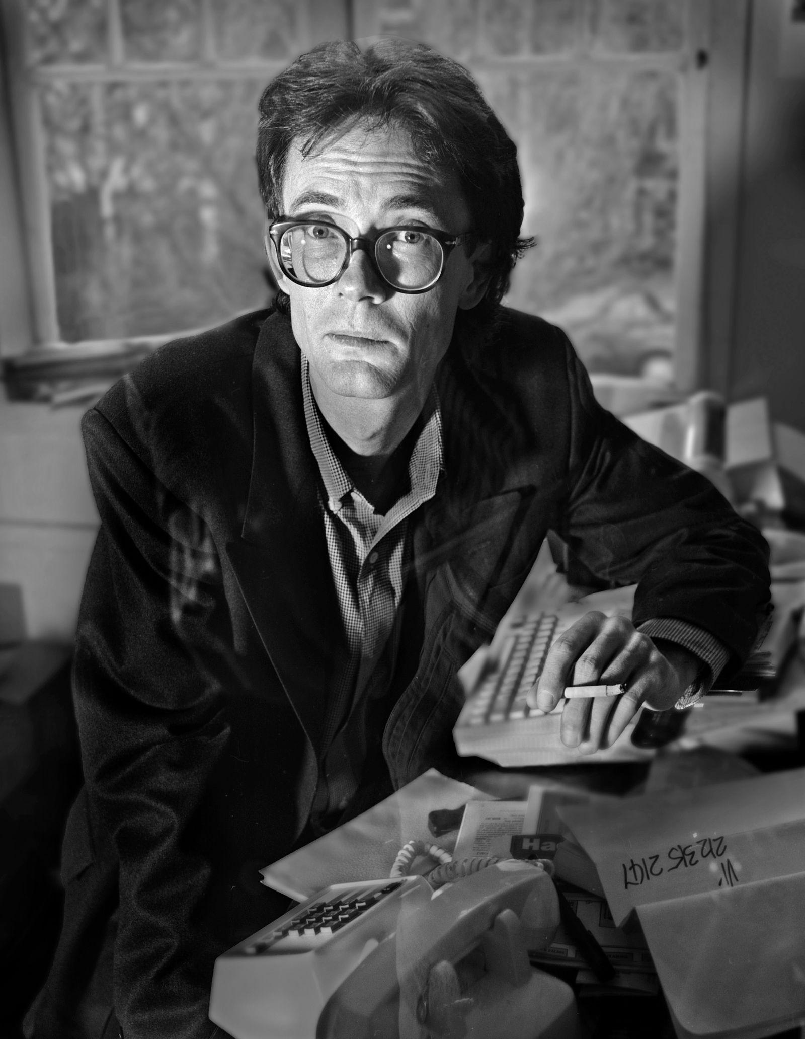 El escritor William Gibson ejerció una gran influencia en el género ciberpunk.